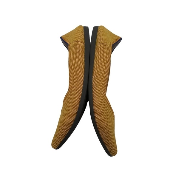 Rothy's Yellow Pointed Toe Slip On Ballet Flats Size 6 Women's - Picture 4 of 7